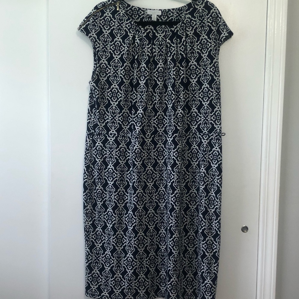 Charter Club Damask Print Dress